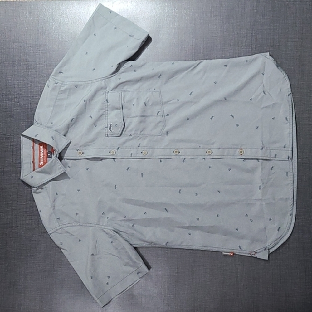 Simms Fishing Products M.T.H. Short Sleeve Shirt - Small